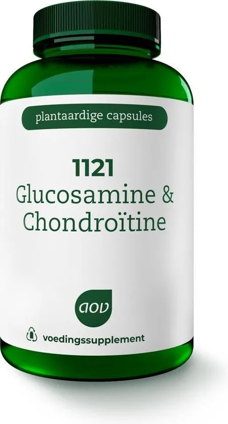 AOV 1121 Glucosamine & Chondroïtine - 180 vegacaps - Aminosuikers - Voedingssupplement