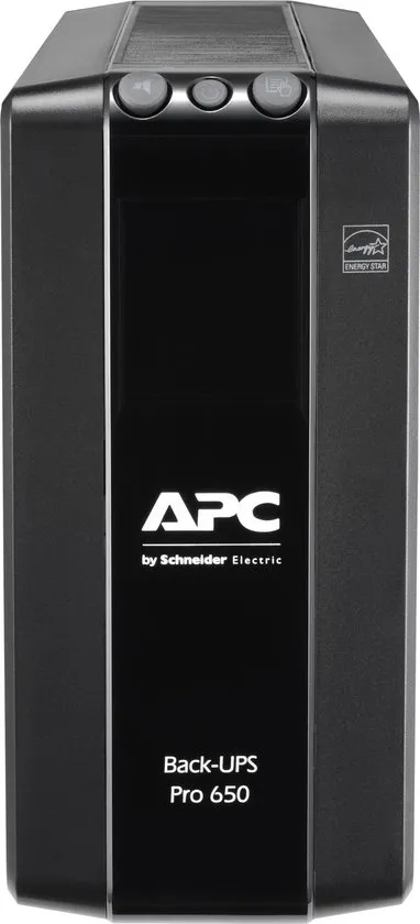 APC Back-UPS PRO BR650MI - Noodstroomvoeding, 6x C13 uitgang, USB, 650VA