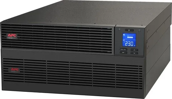APC Easy-UPS On-Line 6000VA Noodstroomvoeding - Hardwire 1 fase uitgang, USB, Zonder railkit, Extendable runtime