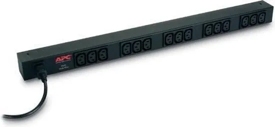 APC Rack PDU, Basic, ZeroU, 10A, 230V, (15x) C13, C14 stekker