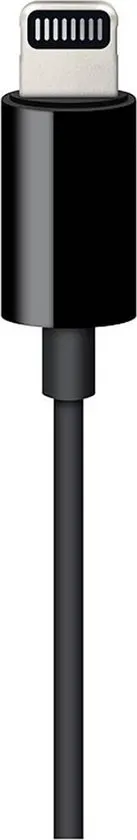 Apple Apple iPad/iPhone/iPod Aansluitkabel [1x Apple dock-stekker Lightning - 1x Jackplug male 3.5 mm] 1.20 m Zwart