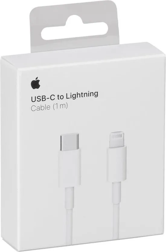 Apple USB-C naar Lightning oplaadkabel - 1m - wit (MX0K2ZM/A)