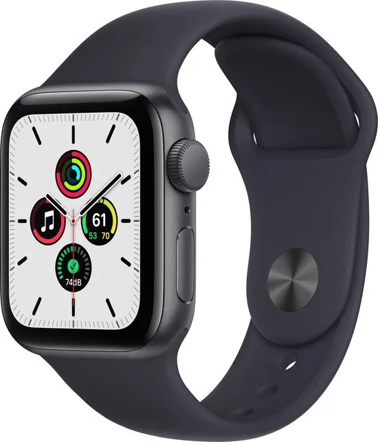 Apple Watch SE 2021 - Smartwatch - 44mm - Spacegrijs