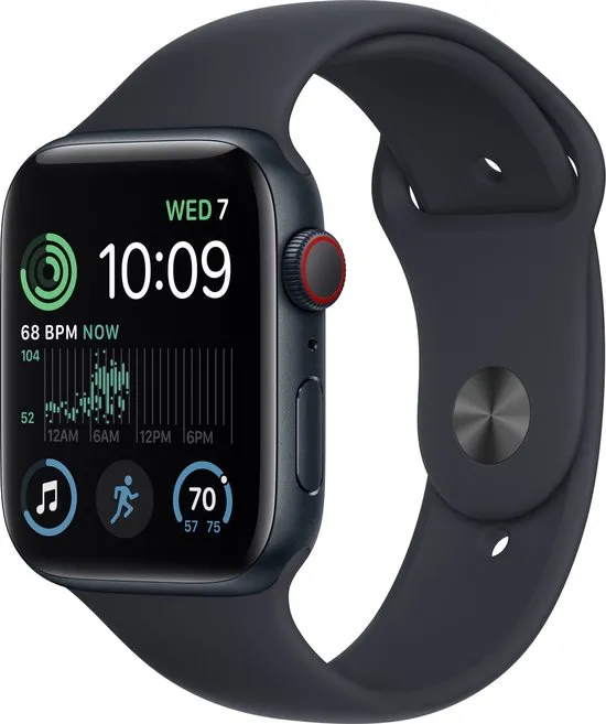 Apple Watch SE 2022 4G - 40 mm - Middernacht Aluminium