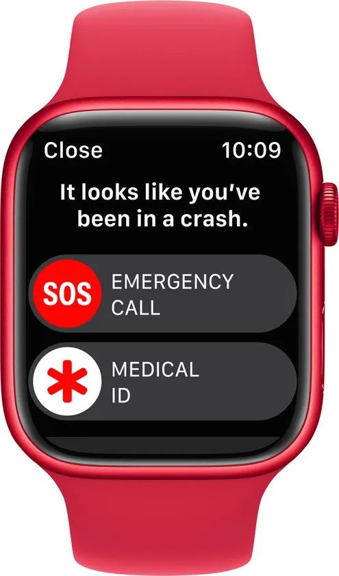 Apple Watch Series 8 - 4G - 45mm - Rood Aluminium