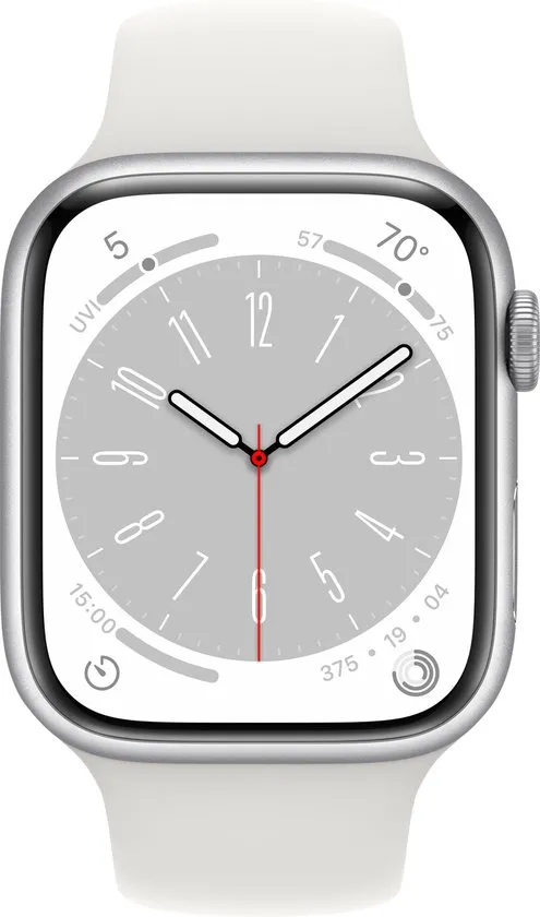 Apple Watch Series - 8 4G - 45mm - Zilver Aluminium