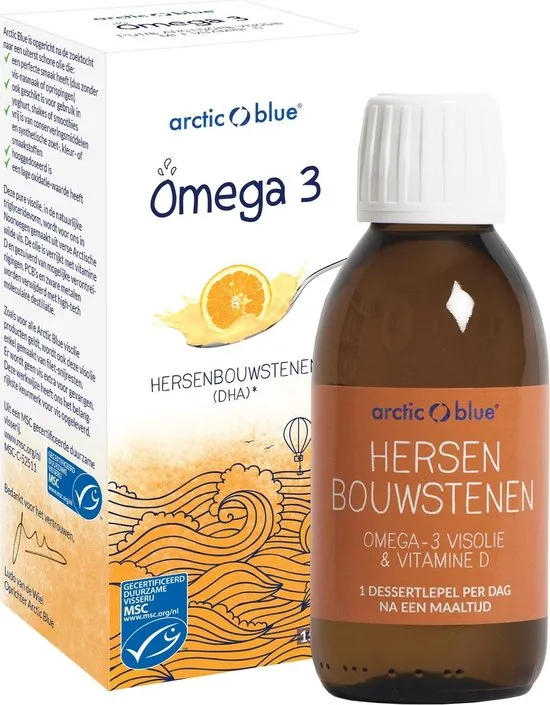 Arctic Blue - Omega 3 Hersenbouwstenen - 150 milliliter