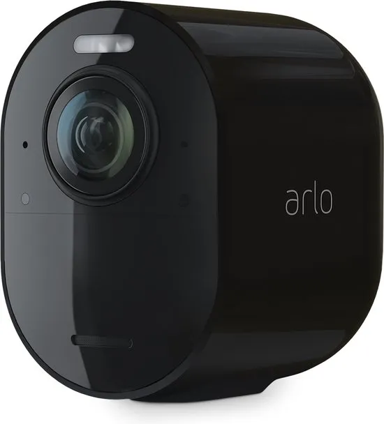 Arlo Ultra 2 Spotlight Camera Add-On Zwart 1-STUK - Beveiligingscamera - IP Camera - Binnen & Buiten - Bewegingssensor - Smart Home - Inbraakbeveiliging - Night Vision - Excl. SmartHub - Incl. 90 dagen proefperiode Arlo Service Plan - VMC5040B-200EUS