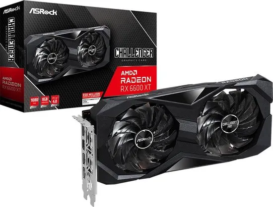Asrock Radeon RX 6600 XT Challenger D 8GB OC - Videokaart