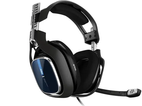 ASTRO A40 TR Gaming Headset (4e gen.) met ASTRO Audio v2, Dolby Audio, Verwisselbare Microfoon - Zwart/Blauw