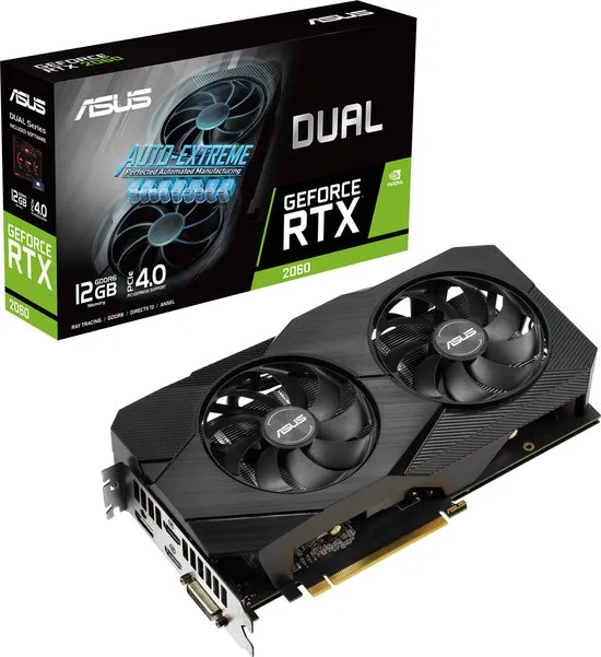 ASUS Dual -RTX2060-12G-EVO NVIDIA GeForce RTX 2060 12 GB GDDR6
