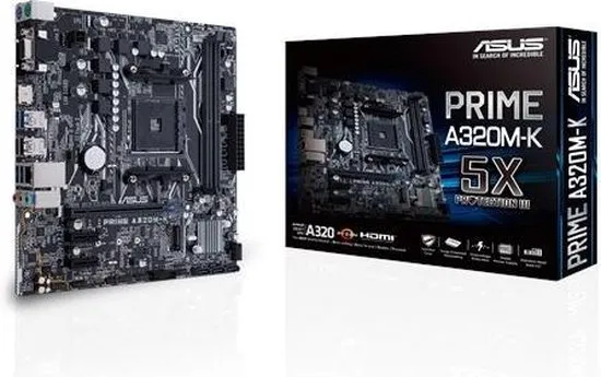 ASUS MB PRIME A320M-K Socket AM4 micro ATX AMD A320