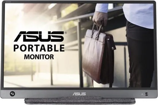 Asus MB16AH LED-monitor 39.6 cm (15.6 inch) Energielabel E (A - G) 1920 x 1080 Pixel Full HD 5 ms HDMI, Micro-HDMI, Hoofdtelefoon (3.5 mm jackplug) IPS LED