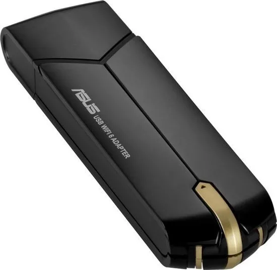ASUS USB-AX56 - WiFi Adapter - 1800 Mpbs - WiFi 6 - Zwart