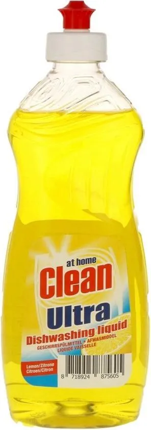 At Home Clean Ultra Afwasmiddel Lemon 500 ml