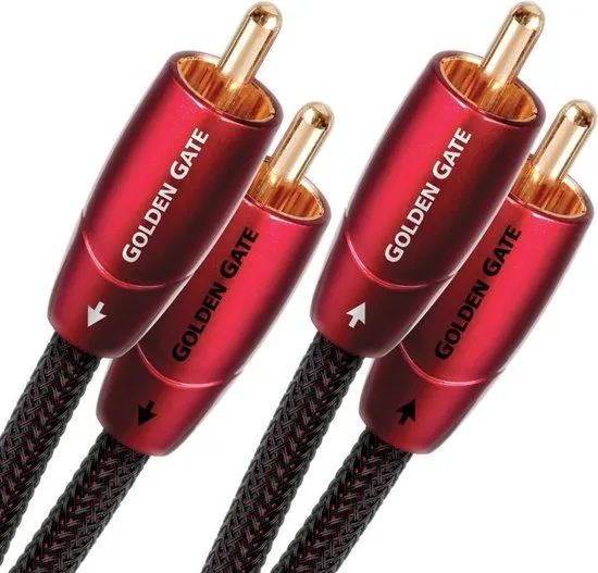 Audioquest Golden Gate 2x RCA naar 2x RCA Kabel - Audio Kabel - 3m