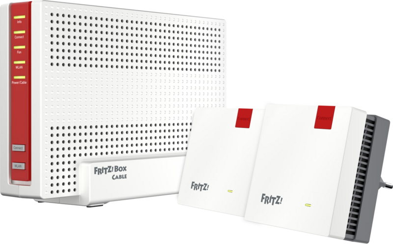 AVM FRITZ!Box 6690 Cable International + FRITZ!Repeater 1200 AX International 2-pack