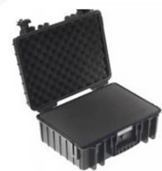 B&W International Type 5000 Outdoor Case incl. vakindeling - zwart