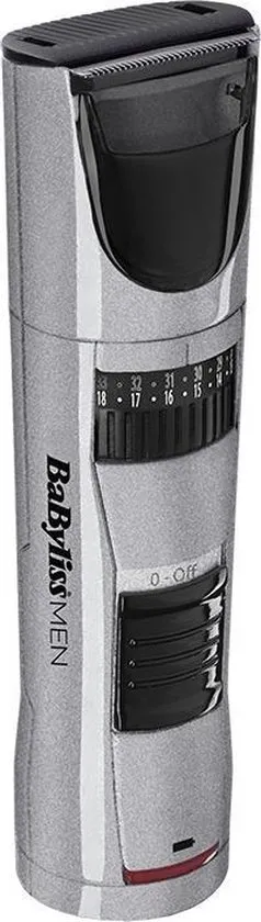 BaByliss T831E baardtrimmer Zwart, Zilver