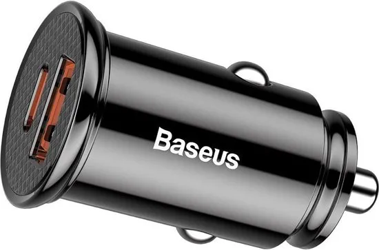 Baseus Dubbele Qualcomm Quick Charge Autolader Zwart