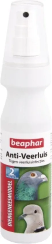 Beaphar anti veerluis - duiven - spray - tegen veerluis - 150 ml