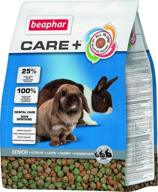 Beaphar care+ konijn senior 1,5 kg