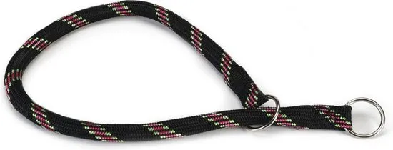 Beeztees - Hondenhalsband - Rond - Zwart - 60 cm x 13 mm