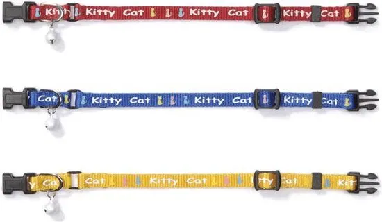 Beeztees Kitty Cat - Kittenhalsband - Blauw - 16-23 cm