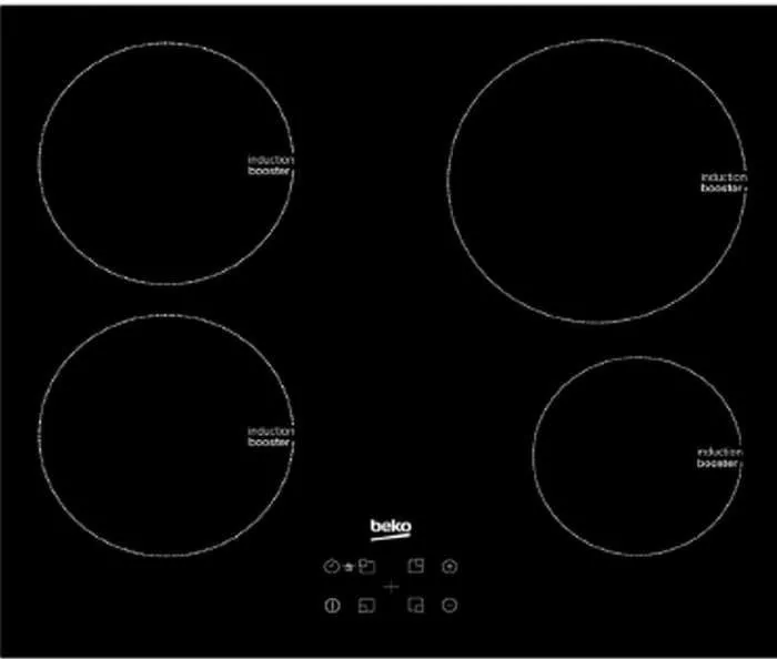 Beko HII64400MT Inductie inbouwkookplaat Zwart