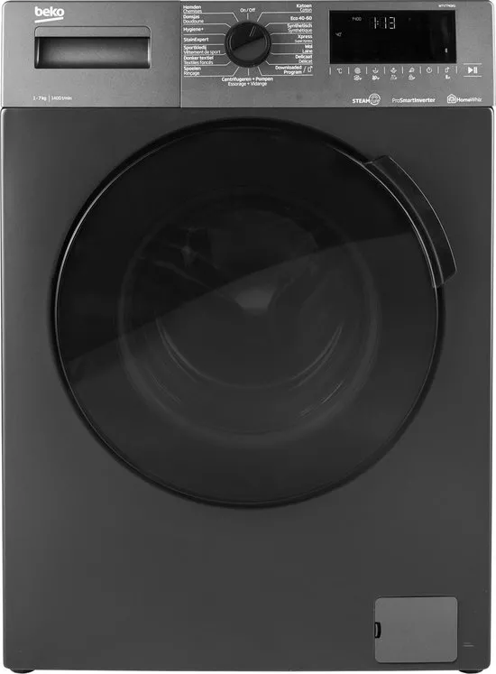 Beko WTV7740A1 - Wasmachine - Antraciet