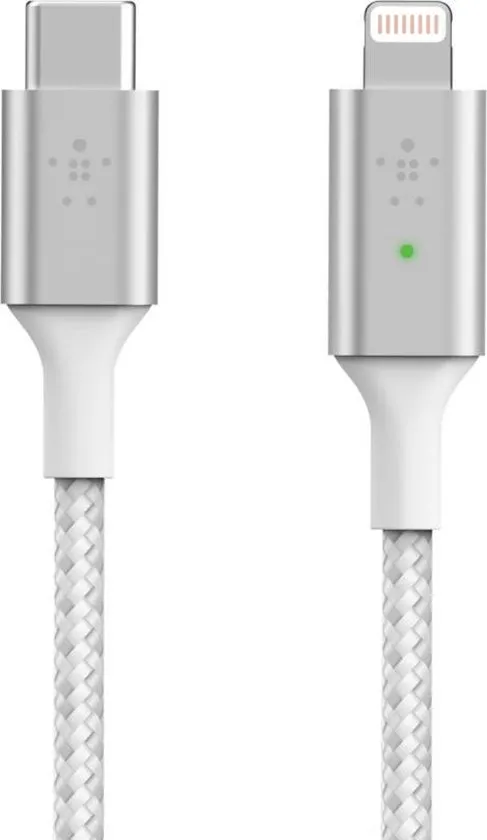 Belkin BOOST↑CHARGE™ - Smart LED USB-C naar Lightning-kabel - Wit