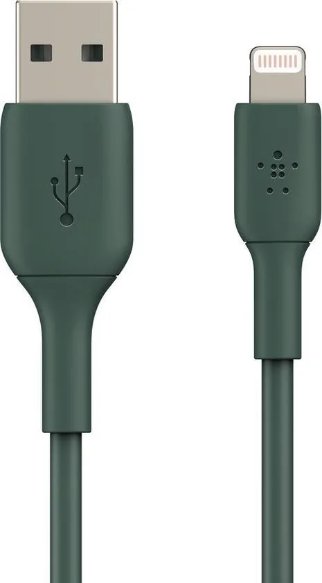 Belkin iPhone Lightning naar USB kabel - 1m - Midnight green
