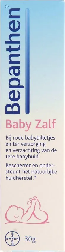 Bepanthen Baby Zalf voor de droge babyhuid en bij luieruitslag, 30 gram