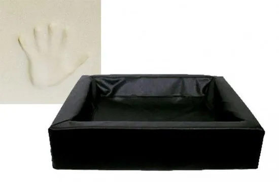 Bia bed hondenmand ortho 2 60x50x12cm zwart