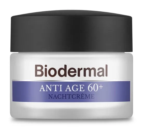 Biodermal Anti Age 60+ - Nachtcrème tegen huidveroudering - 50ml