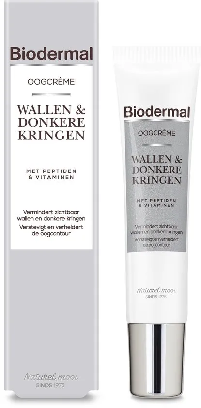 Biodermal Oogcreme bij Wallen & Donkeren Kringen - Vermindert zichtbaar wallen, donkere kringen rimpels en fijne lijntjes