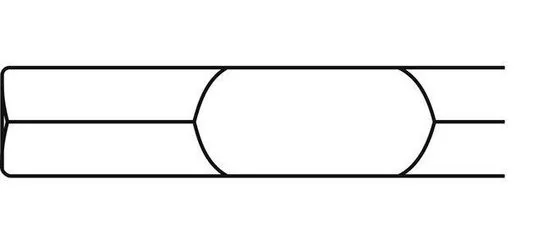 Bosch - Aardelektrodenhouder 28-mm-zeskantopname 300 mm