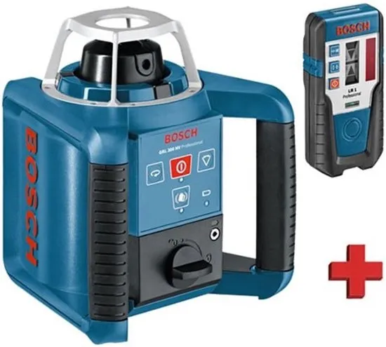 Bosch GRL 400 H rotatie laser + LR 1 ontvanger in koffer - 400m