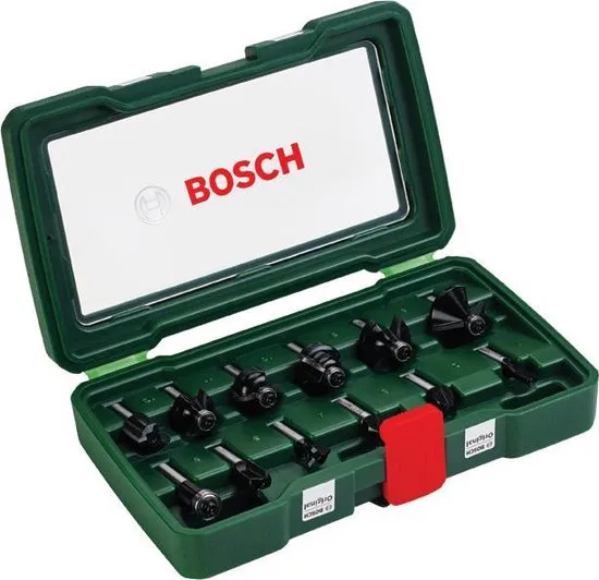 Bosch Houtfrezen 12-delig - 8 mm schacht