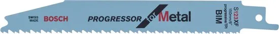 Bosch - Reciprozaagblad S 123 XF Progressor for Metal - 100 stuks