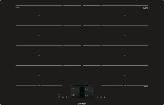 Bosch Serie 8 PXY801KW1E kookplaat Zwart Ingebouwd Zone van inductiekookplaat 4 zone(s)