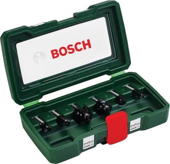Bosch Wolfraamcarbide freesset 6-delig
