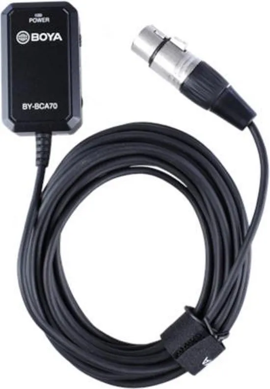 Boya Audio-adapter By-bca70 Xlr/usb 600 Cm Zwart