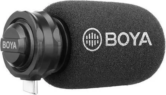 Boya BY-DM100 cardioid video mic for smartphone USB-C