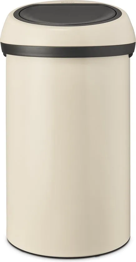 Brabantia Touch Bin Prullenbak - 60 l - Soft Beige