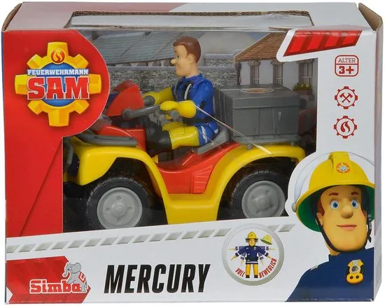 Brandweerman Sam Quad Mercurius - Speelfigurenset