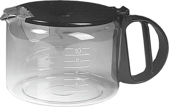 Braun 10 kops koffiekan glas