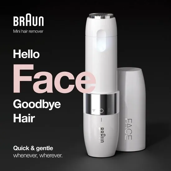Braun Face FS1000 - Mini Gezicht Onthaarder - Wit