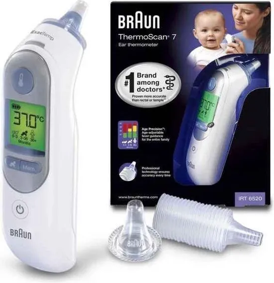 Braun IRT 6520 ThermoScan 7 MNLA - Lichaamsthermometer
