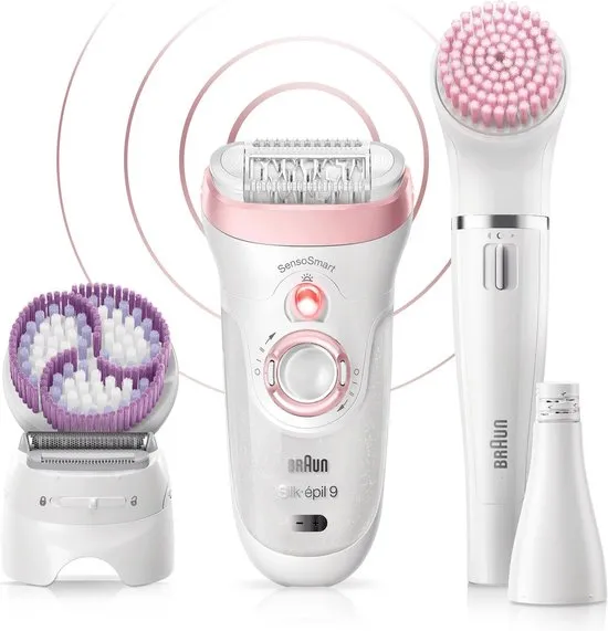 Braun Silk-épil 9 Silk-épil Beauty Set 9 9-975 Epileerapparaat, Scheerapparaat, Scrubber, Reiniger